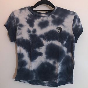Tie Dye Ying Yang Tee
